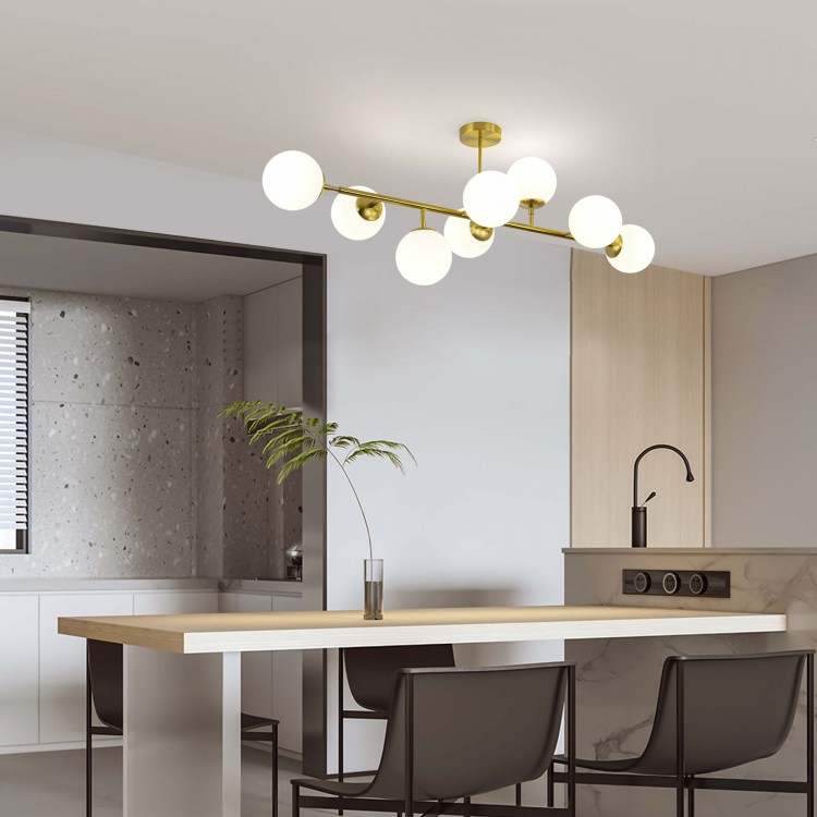 Lampa wisząca Dorado 8 złota 8xE14 - 5961