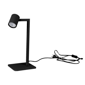 Lampa biurkowa Snow czarna 1xGU10