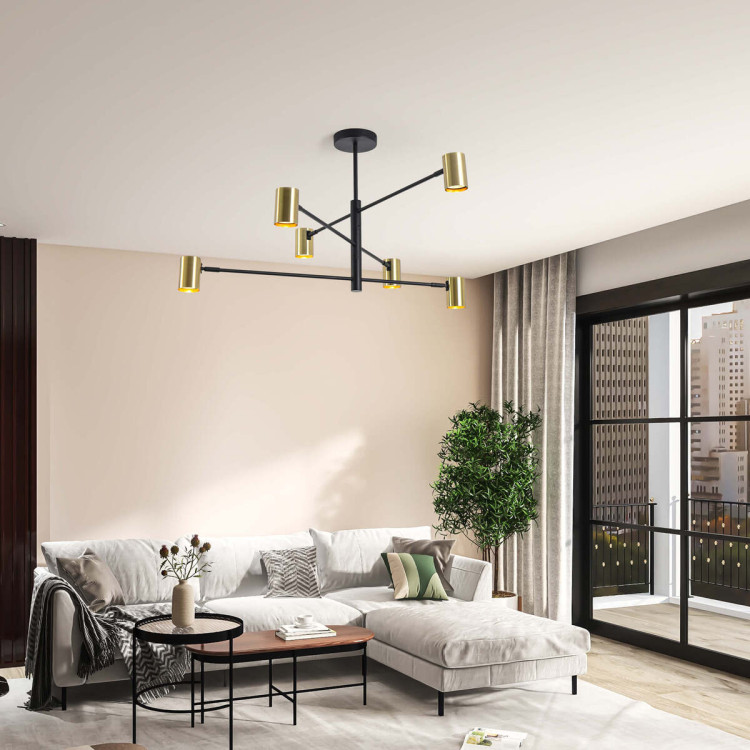 Lampa wisząca Snow 6 złota 6xGU10 - 6094