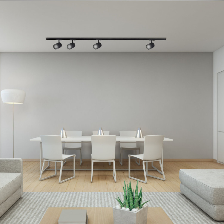 Zestaw oświetlenia szynowego Tokio SET 1F czarny 4xGU10 - 6214