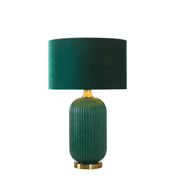 Lampa stołowa Tamiza zielona 1xE27 - 6224