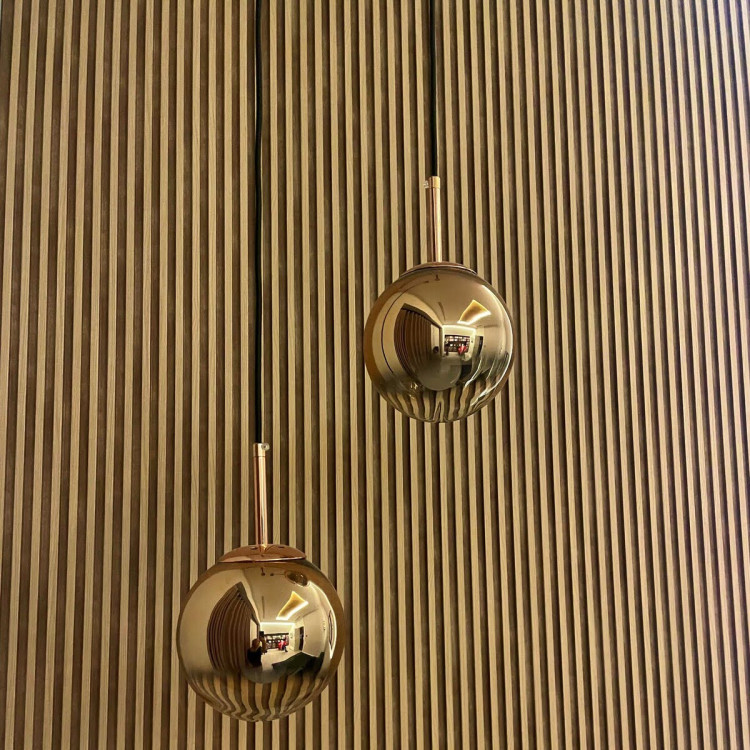 Lampa wisząca Palla złota 1xE14 - 6247