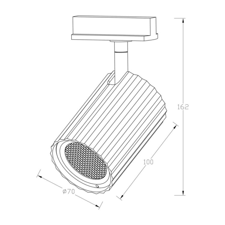 Reflektor do szynoprzewodów Tokio 1F czarny 1xGU10 - 6351