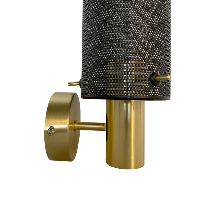 Kinkiet Tirana czarny 1xE27 - 6387