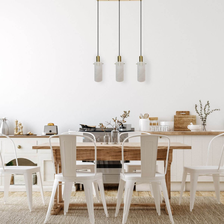 Lampa wisząca Tirana 3 biała 3xE27 - 6416