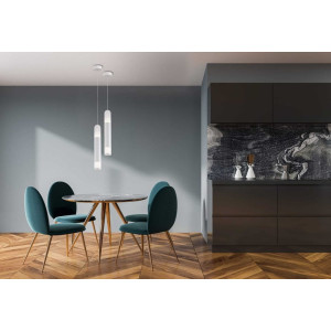 Lampa wisząca Forli biała LED 3000K