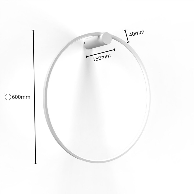 Kinkiet Mirror S biały LED 3000K - 6597