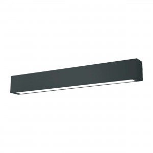 Lampa sufitowa Ibros 63 cm czarny 18W IP44 LED CCT