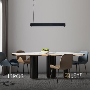 Lampa wisząca Ibros czarna 18W IP20 LED CCT