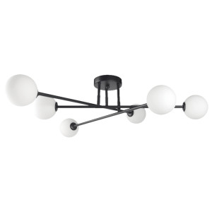 Lampa sufitowa Dorado czarna 6xG9