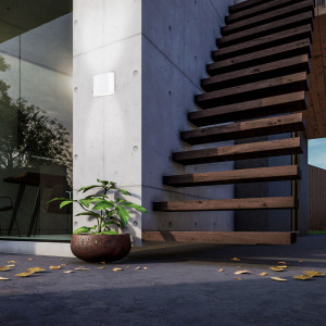 Kinkiet Sapri biały LED 4000K