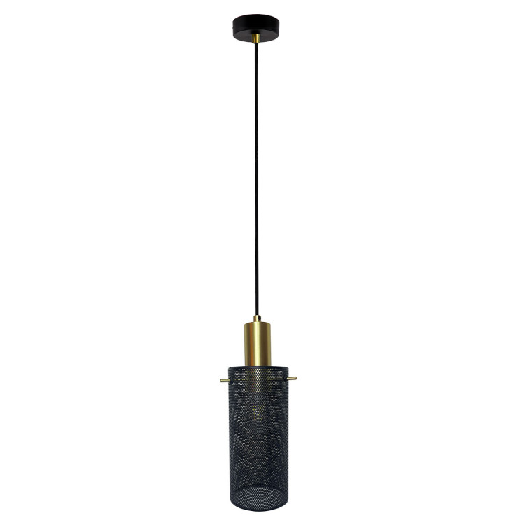 Lampa wisząca Tirana 1 czarna 1xE27 - 6704