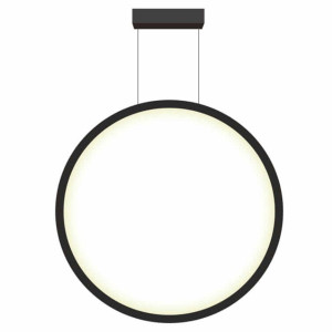 Lampa wisząca Mirror czarna LED 3000K