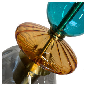 Lampa wisząca Tropea dymna 1xE27