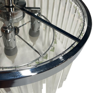 Plafon Vetro 4 srebrny 4xE14 Plafon Vetro 4 srebrny 4xE14