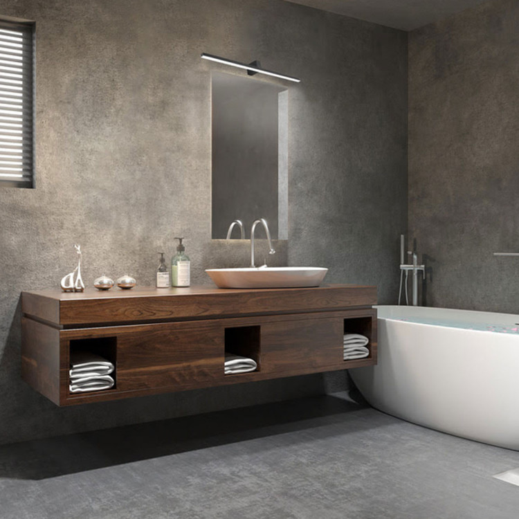 Kinkiet Nevada 90 cm czarny IP44 LED 4000K - 6865