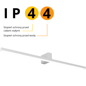 Kinkiet Nevada 90 cm biały IP44 LED 4000K