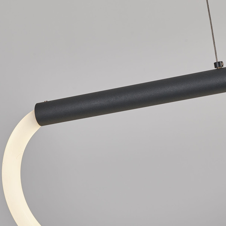 Lampa wisząca Meleca S czarna LED 4000K - 6875