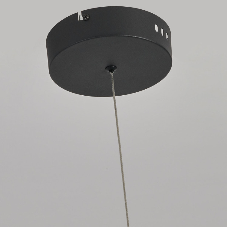 Lampa wisząca Meleca S czarna LED 4000K - 6878