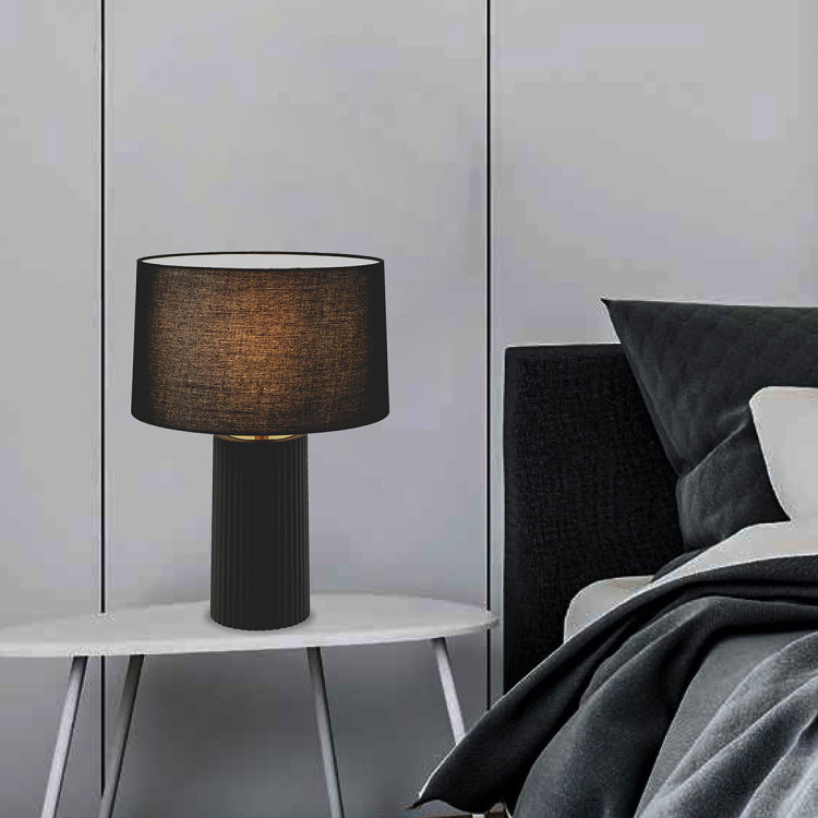 Lampa stołowa Tokio czarna 1xE27 - 6906