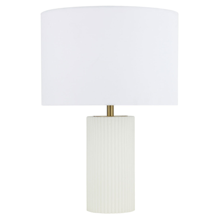 Lampa stołowa Tokio biała 1xE27 - 6912