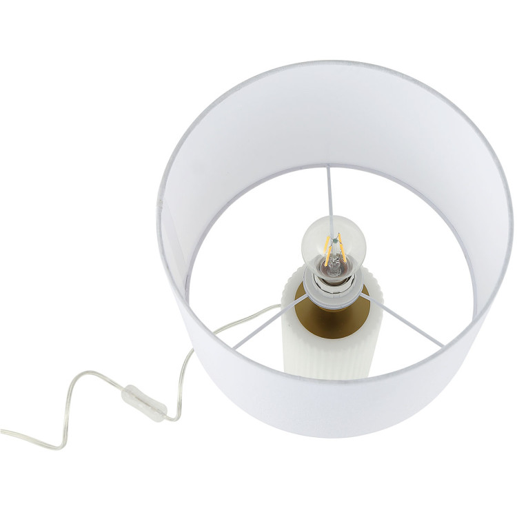 Lampa stołowa Tokio biała 1xE27 - 6917