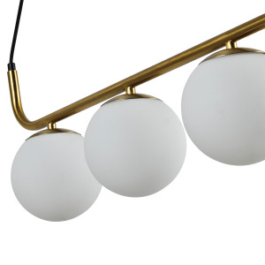 Lampa wisząca Alisa złota 3xE14