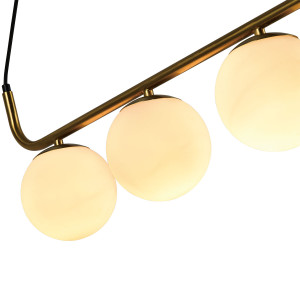 Lampa wisząca Alisa złota 3xE14