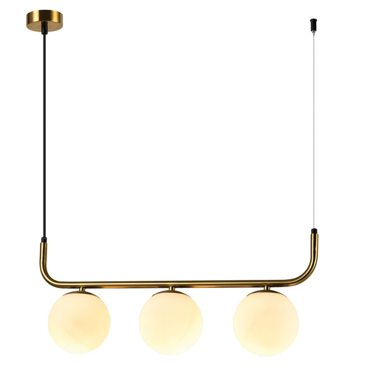 Lampa wisząca Alisa złota 3xE14 - 7029