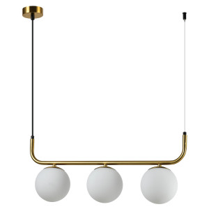 Lampa wisząca Alisa złota 3xE14