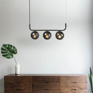 Lampa wisząca Alisa grafitowa 3xE14