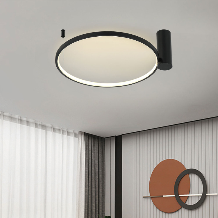 Plafon Ring S czarny LED CCT - 7101
