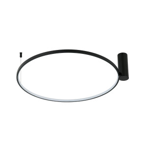Plafon Ring S czarny LED CCT