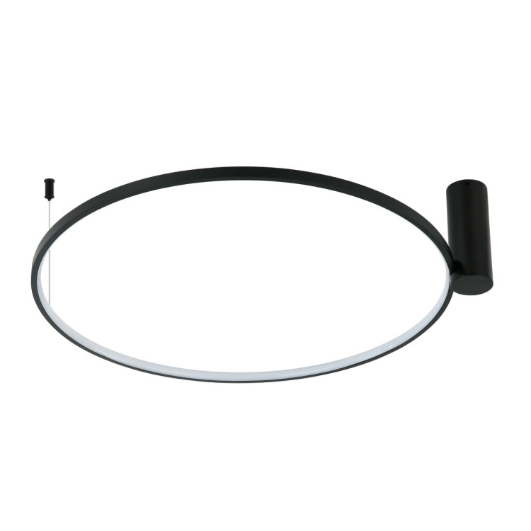 Plafon Ring L czarny LED CCT - 7111