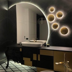 Plafon Platillo 26 cm złoty LED CCT