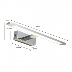 Kinkiet Isla chrom 41cm IP44 LED CCT