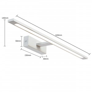 Kinkiet Isla biały 62cm IP44 LED CCT