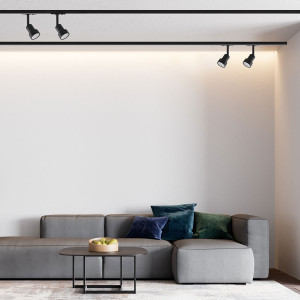 Zestaw oświetlenia szynowego Storm SET czarny 4xGU10