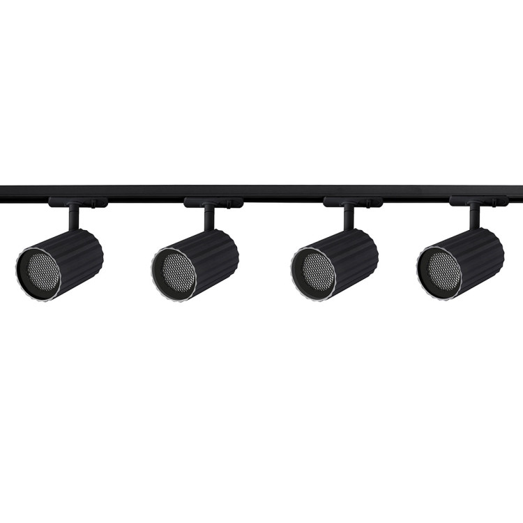 Zestaw oświetlenia szynowego Tokio SET 1F czarny 4xGU10 - 7326