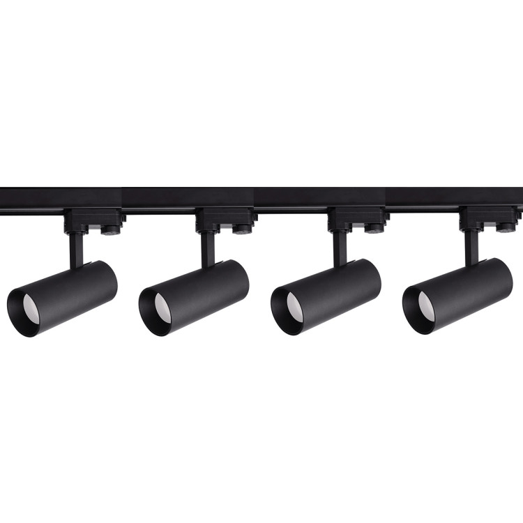 Zestaw oświetlenia szynowego Ice SET 3F czarny 4xGU10 - 7373