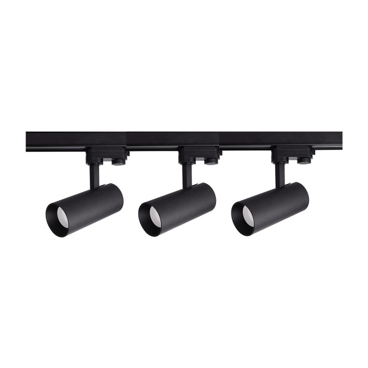 Zestaw oświetlenia szynowego Ice SET 1F czarny 3xGU10 - 7375
