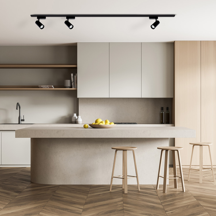 Reflektor do szynoprzewodu Leon 1F czarny LED 3000K - 7420