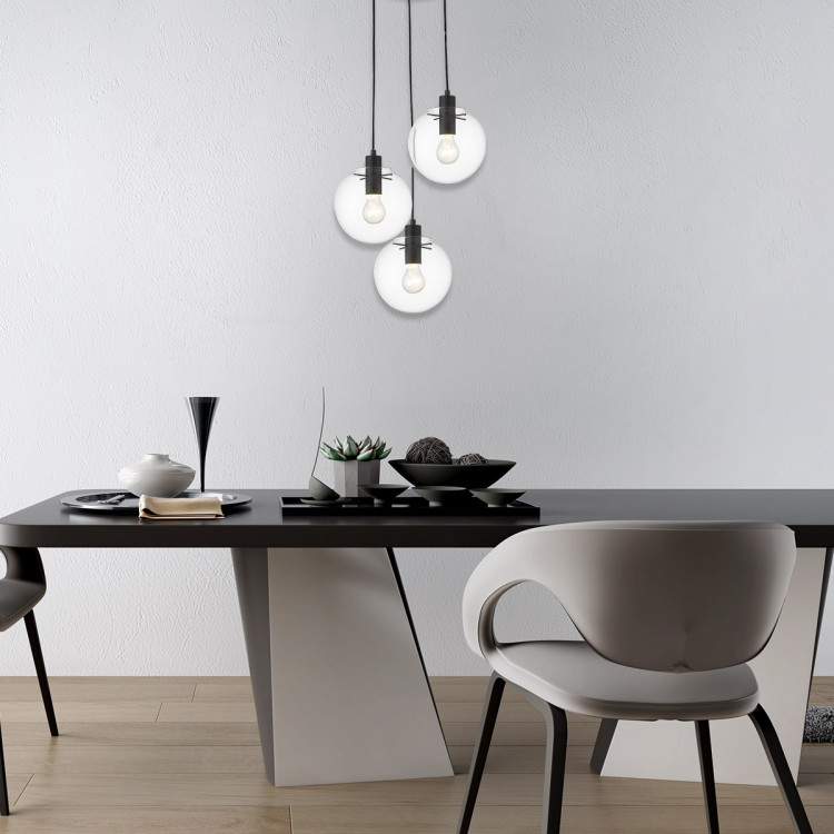 Lampa wisząca Puerto czarna 3xE27 - 7426