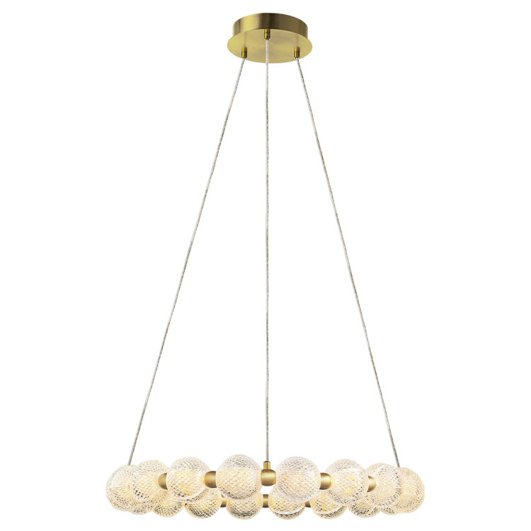 Diamond 18 wisząca złota - 7516