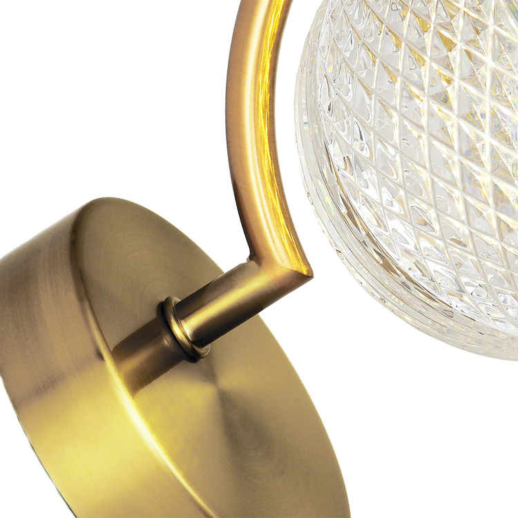 Diamond kinkiet złoty - 7524