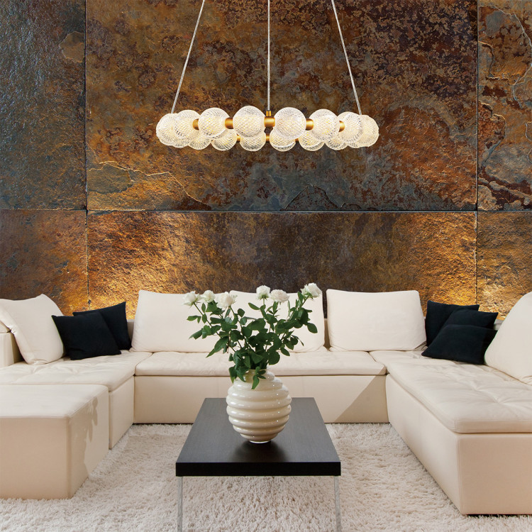 Diamond 18 wisząca złota - 7552