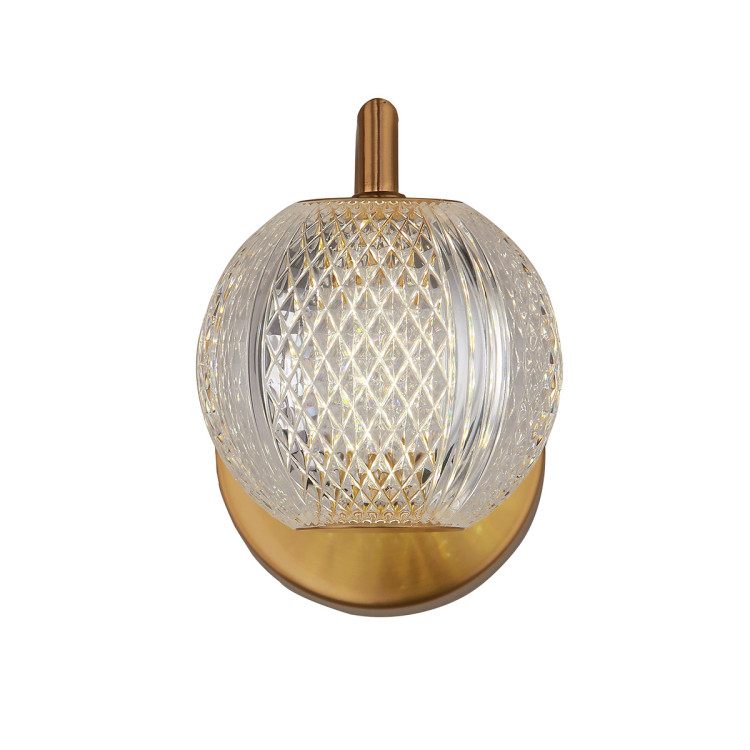 Diamond kinkiet złoty - 7555