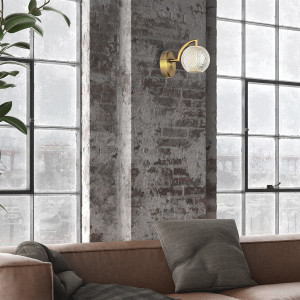 Diamond kinkiet złoty