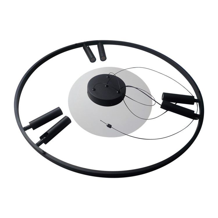 Lampa wisząca Almeria czarna LED 4000K - 7570