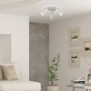 Plafon Parma 3 okrągły biały 3xGU10 LED CCT